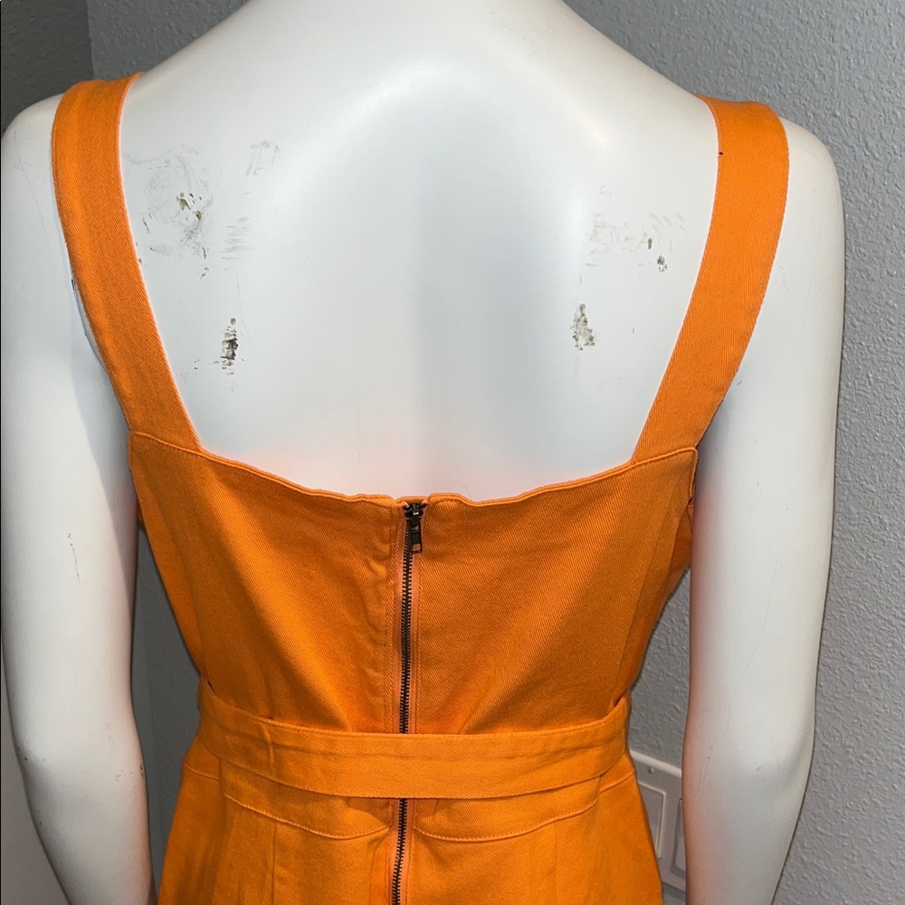 Women's Orange Jumpsuit made by copper key beautiful orange bright size large - Picture 8 of 16